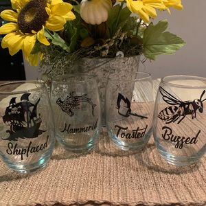 15.5 oz stemless personalized wine glasses